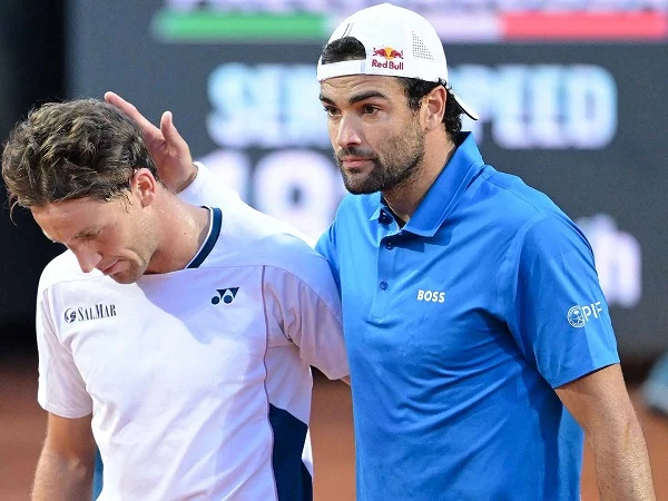 Matteo Berrettini Mundur, Casper Ruud Maju Ke Babak Keempat Di Roma