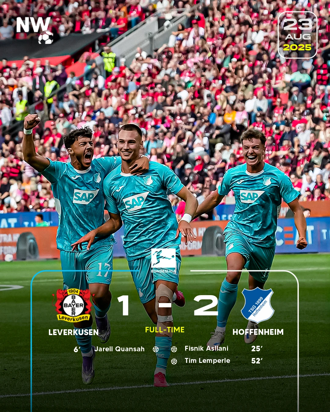 Leverkusen Vs Hoffenheim: Ten Hag Kalah di Laga Debut