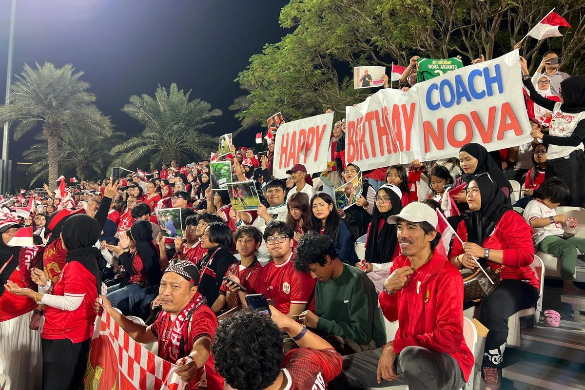 Coach Nova ke Suporter Indonesia di Qatar: Terima Kasih Banyak!